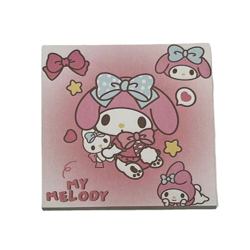 Original cartoon cute Sanrio post-it note Kuromi Cinnamon Dog student high-looking note paper book stationery