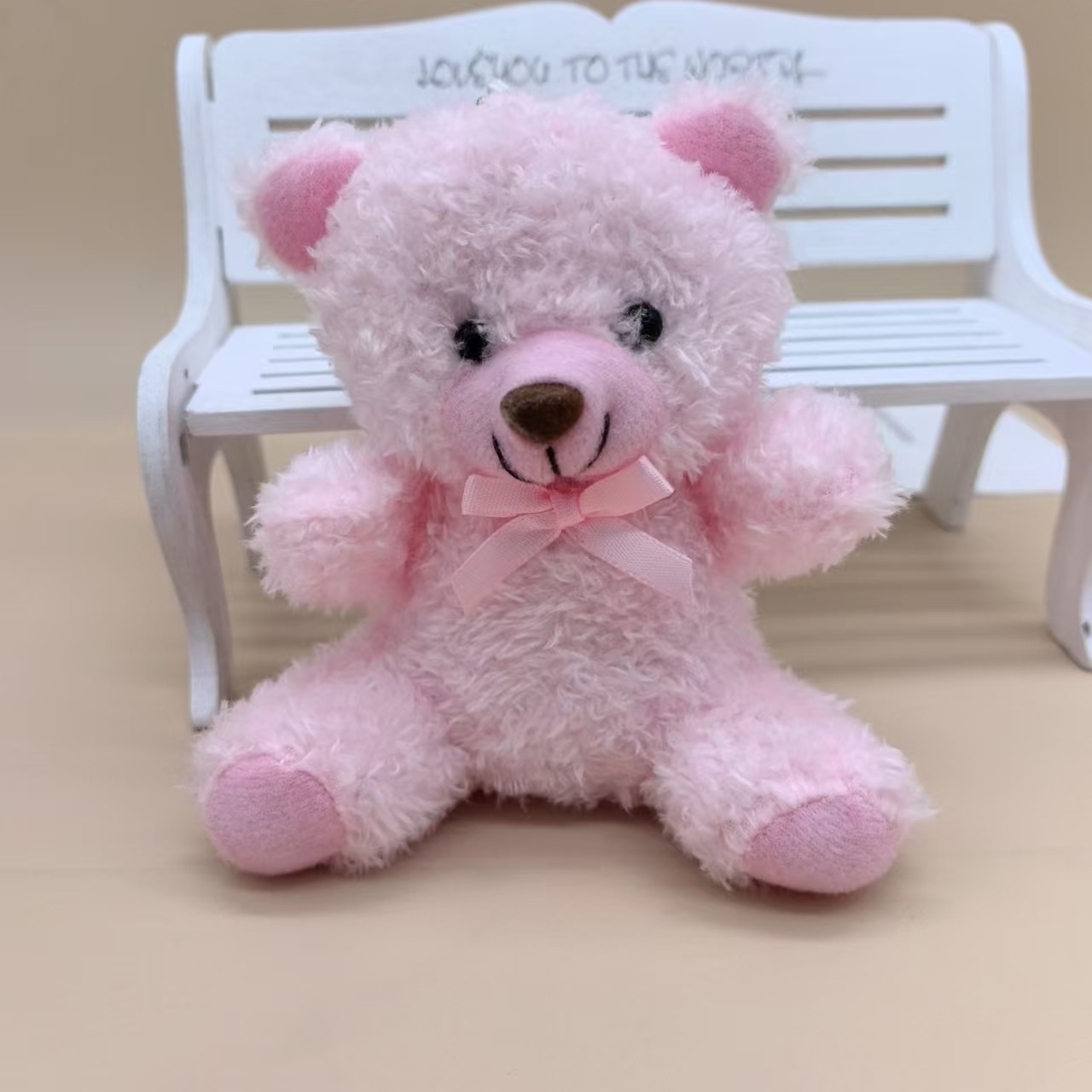 Versión coreana de Dongdaemun con la misma letra de amor dibujos animados oso de peluche muñeco de peluche bolso de muñeca colgante al por mayor