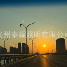 桥上折叠杆室外异形庭院灯户外防水LED园林广场3米10米景观灯路灯