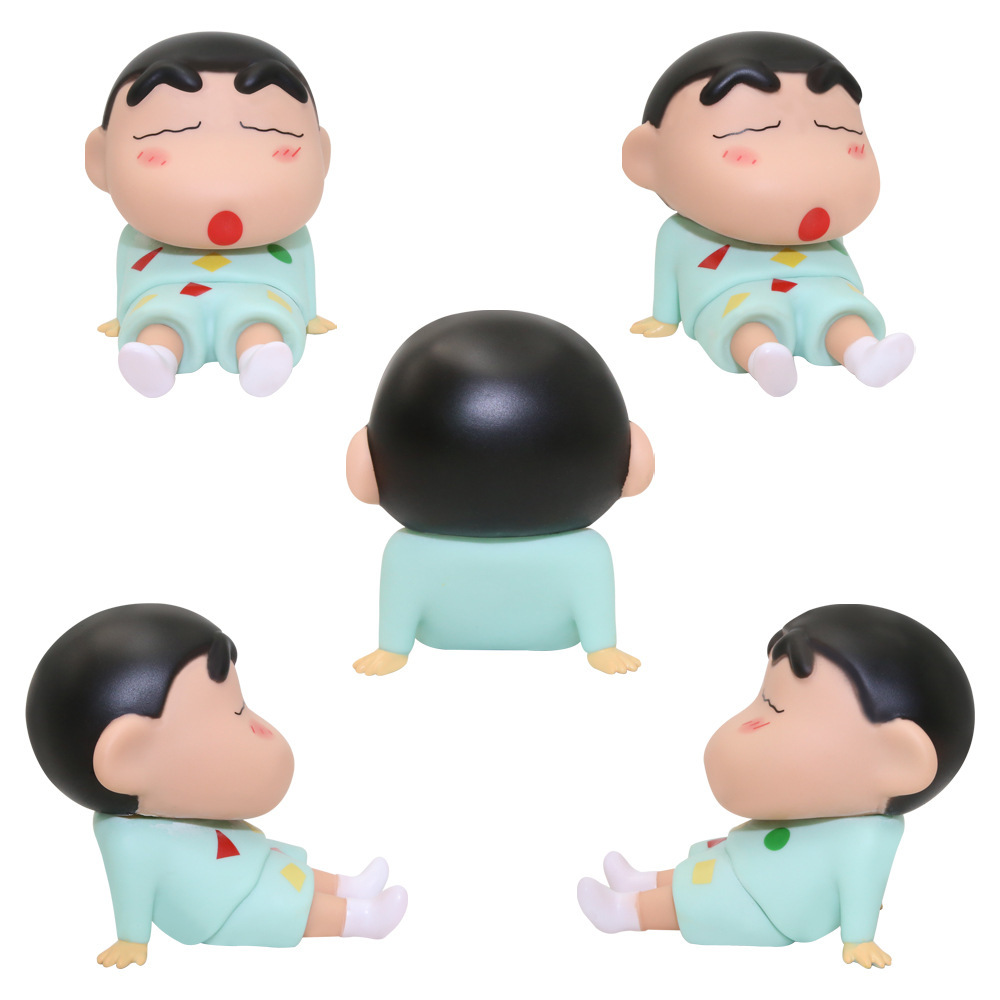 Pijamas clásicos, muñecos pequeños nuevos, soportes para teléfonos móviles perezosos de anime, adornos de escritorio, modelos de figuras de moda
