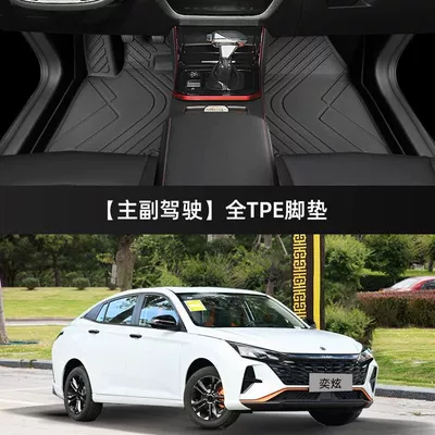 Universal Foot Pad | Tpe Wire Ring Car - thickened-single-layer-main-and-passenger-floor-mats-yixuan-23-24-styles