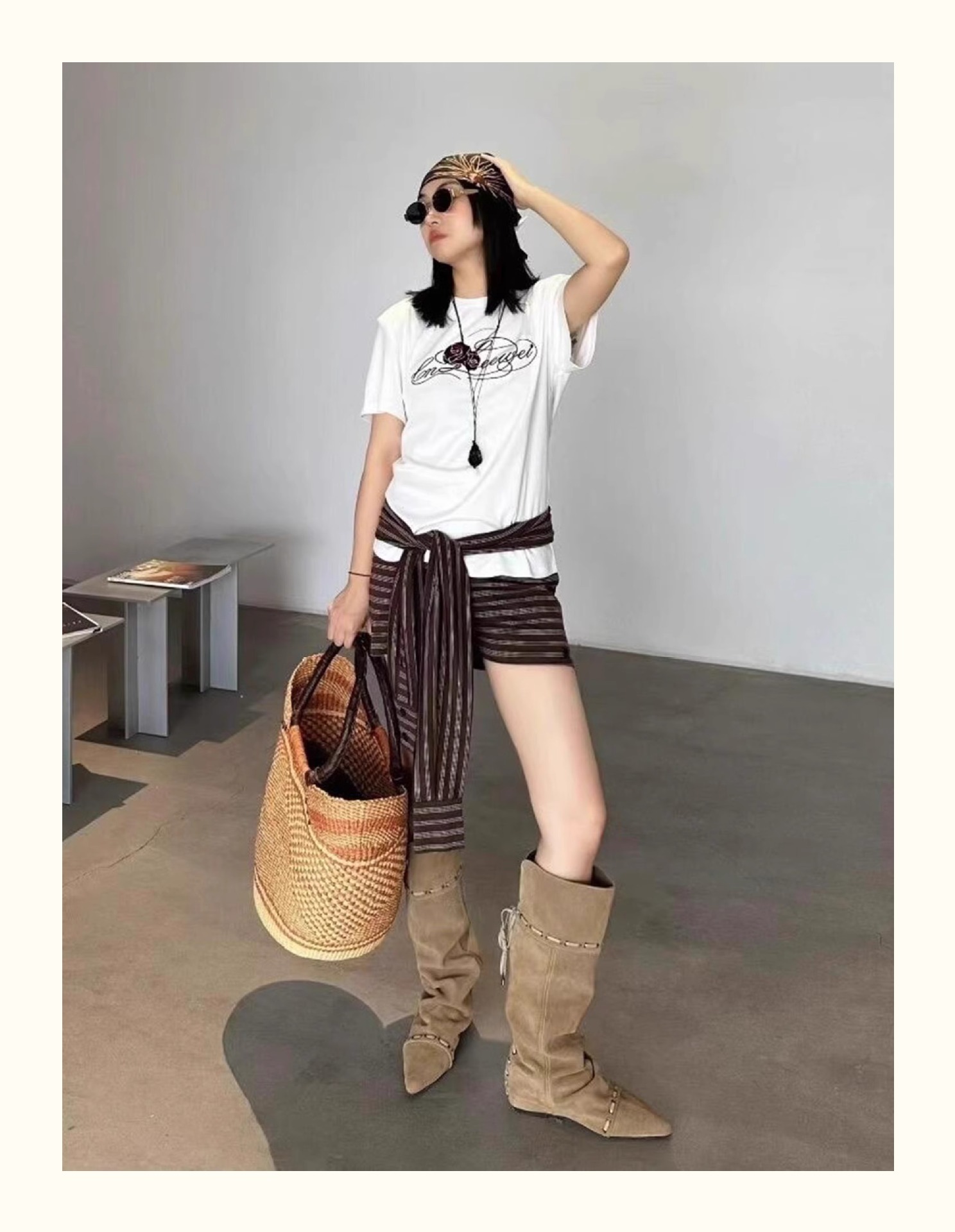 pointed-toe Flat Lace-up Trendy Melard Western Cowboy Boots 2025 Autumn/winter New Style Fashionable And Versatile Unique Lightweight_voghion.com