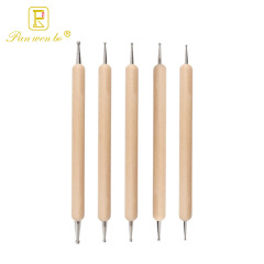 5-Piece Double-Headed Nail Art Dotting & Imprinting Pen Set – Soft Polymer Clay DIY Clay Modeling Tools for Art Supplies