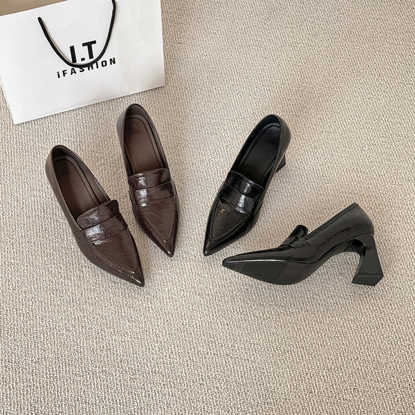 Black high heels
