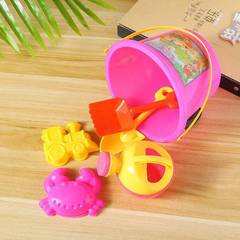 Best-selling children's beach toys 6-piece set includes sunglasses, beach bucket, creative summer water play toys, wholesale from street vendors