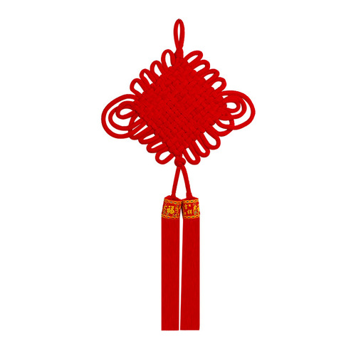Spring Festival Chinese knot New Year goods decoration New Year hangings high-end velvet Chinese knot pendants festive housewarming New Year hangings