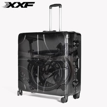 XXF装车包硬壳托运箱带滚轮小布折叠车长途货运打包自行车行李箱