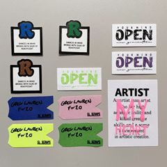 New stylish 3D-printed children's clothing, hats, bags, and socks—DIY handmade craft decorations: fabric patches