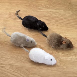 Children's Mouse Tricky Toys Plush Mice Can Run Small Animals Can Run Tail Wagging Cats Dog Toys