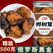 桦树茸俄罗斯进口旗舰店野生正品白桦树茸长白山华树茸颗粒的功效