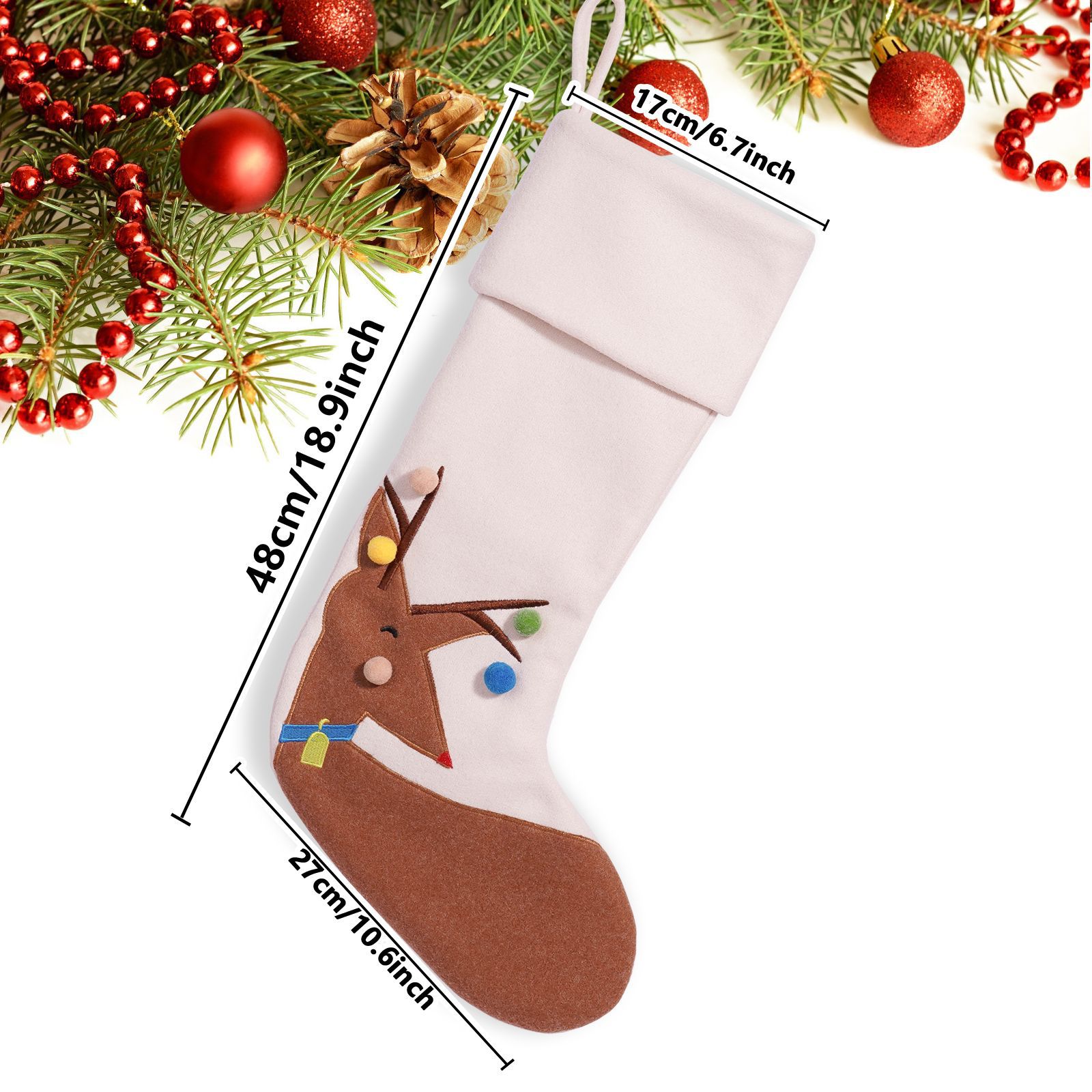 Navidad transfronteriza nuevo muñeco de nieve calcetines de Navidad Santa bolsas de regalo creativas de decoración de árbol de Navidad bolsas de dulces