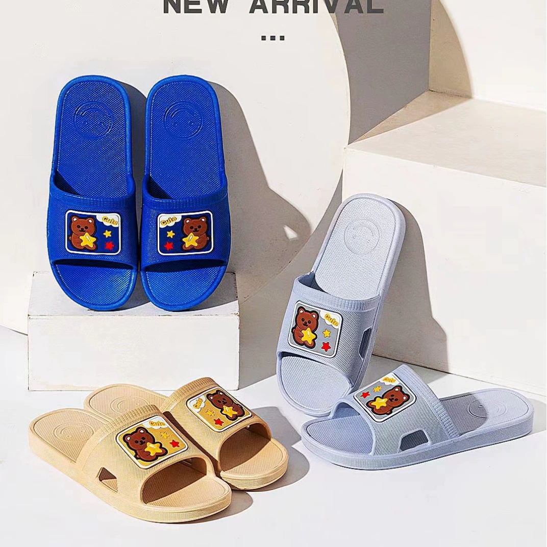 Новая заводская цена Xibujia, новые модные удобные мягкие дышащие парные повседневные домашние тапочки для ванной комнаты для детей старшего возраста