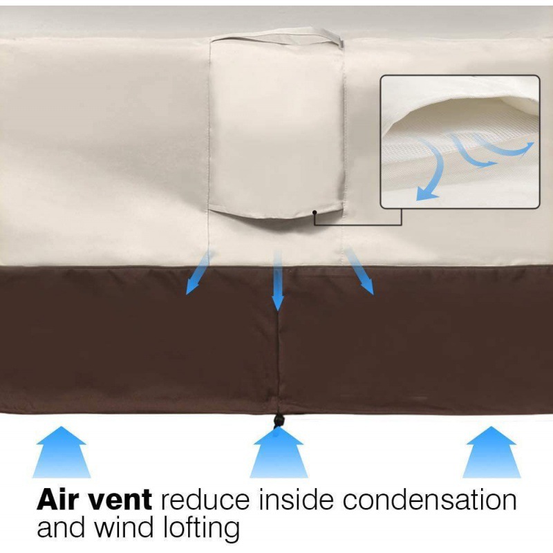 亚马逊热销户外庭院双人沙发罩防水防晒防尘露台家具罩