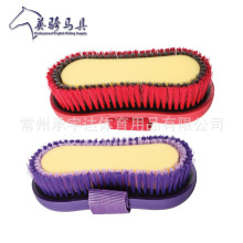 马匹身体刷海绵刷防滑软毛刷洗马刷马房清洁Horse Grooming Brush