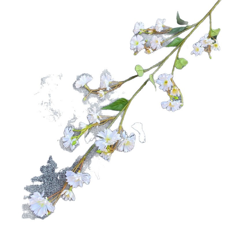 Flores de simulación de crisantemo de sauce de nieve de línea de flores pequeñas flores de decoración del hogar diseño de bodas flores de decoración del hogar transfronteriza