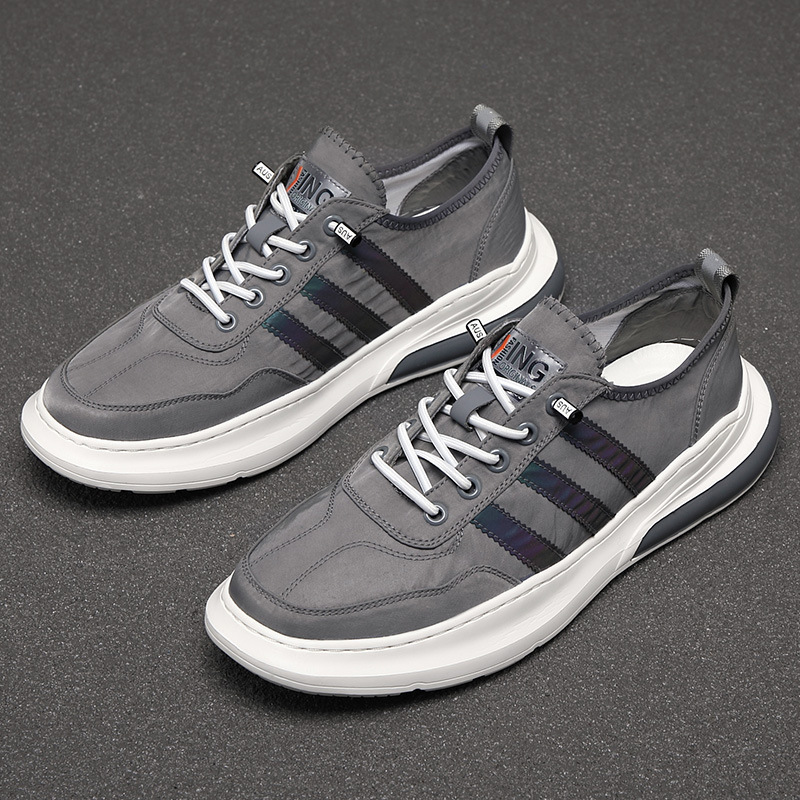 Cross-Border Extra-Large Men's Shoes Size 45, Extra Wide, Size 46, Large Size Sports Casual Shoes, Size 47 Ice Silk Cloth Sneakers, Size 48 Oversized Trendy Shoes