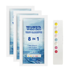 水品質検査テスト紙カード8合1飲用水プール水水族水質検査工場直販対外貿易金
