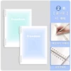 A5 medium size [lined inner pages] [Dream Purple + Ice Wave Green] 2 copies