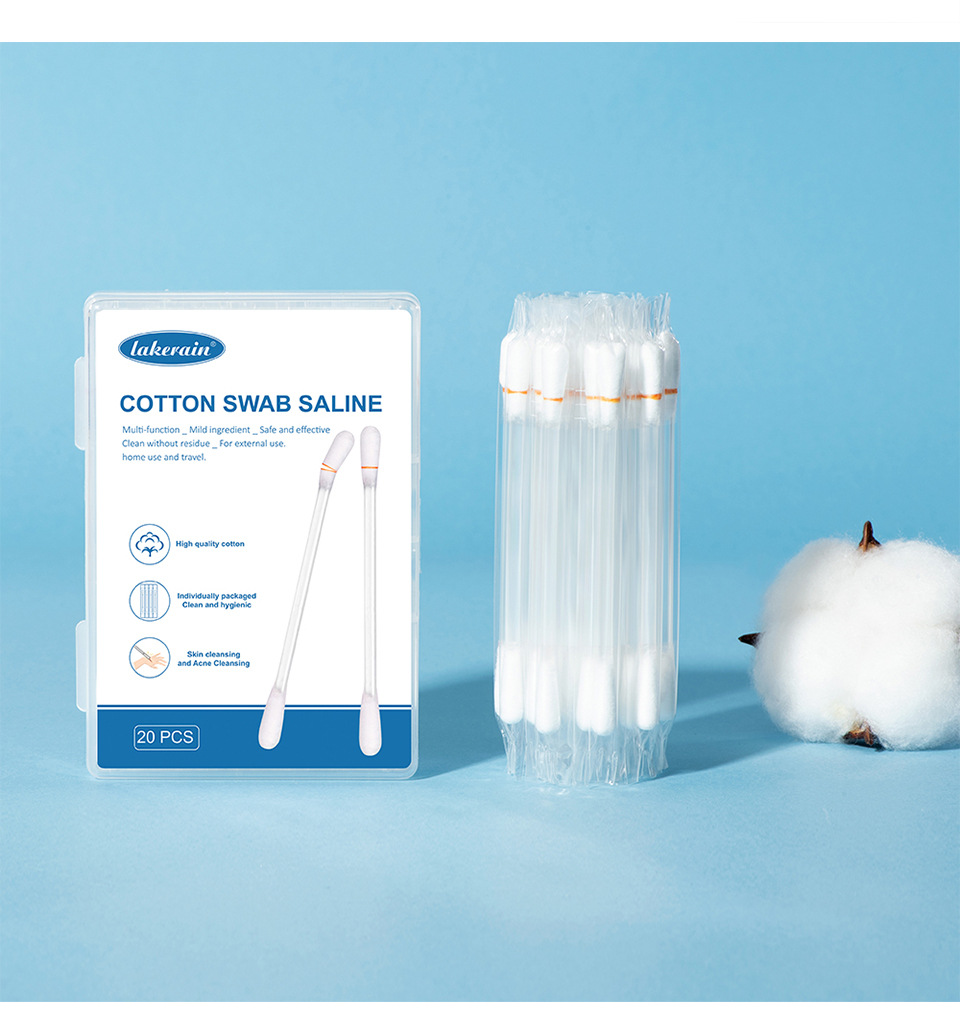 carina Lakerain cotton swab physiological cleaning solution, eyebrow, eye, lip cleaning, embroidery, nose washing, diluted_voghion.com