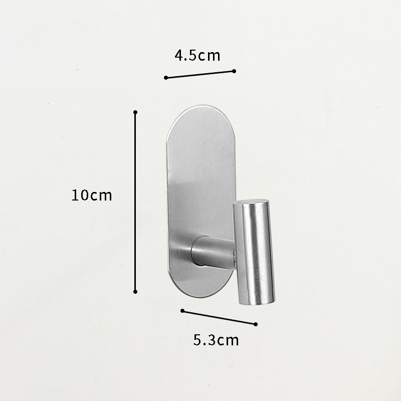 Juego de baño exclusivo transfronterizo Juego de acero inoxidable 304 sin punzonado Gancho de barra de toalla Anillo de toalla Kit de baño