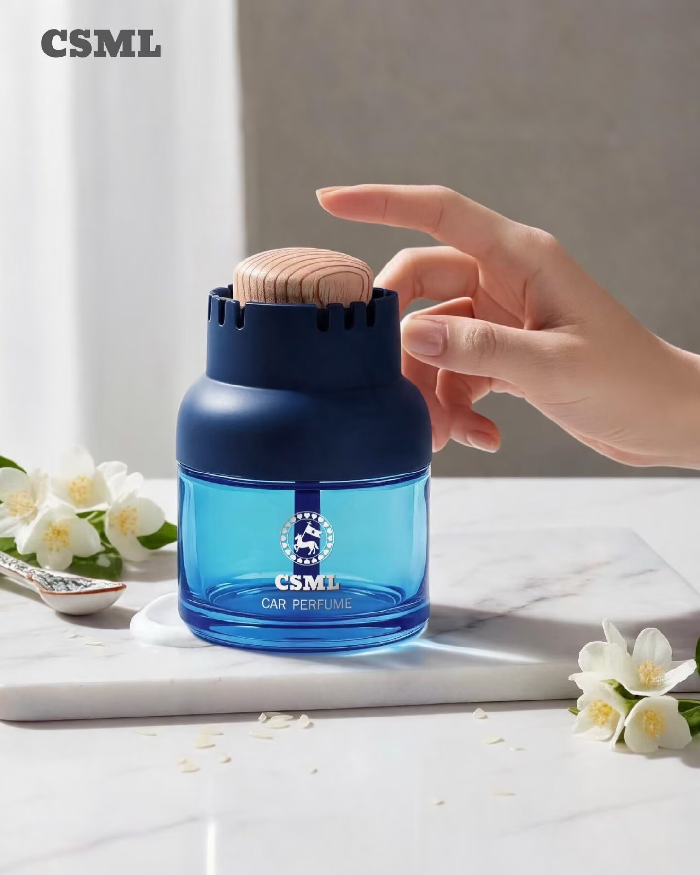 Car perfume holder, car interior decoration, car fragrance, center console decoration, dual-purpose for car and home, fragrance diffuser and odor eliminator