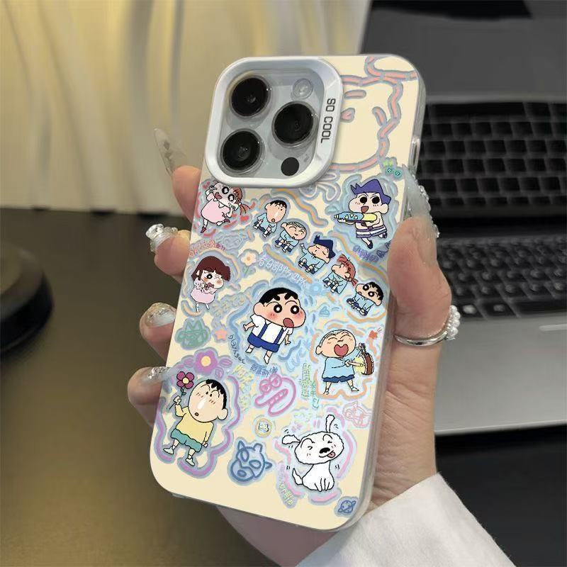 Graffiti Xiaoxin Friends Suitable for Apple 16Plus Mobile Phone Case Iphone15Promax New 14/13/12/1