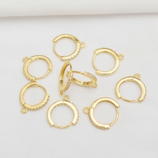 18k����ɫ΢��ʯ���h ��Ȧdiy�����������Ʒ���ψA�ζ��A