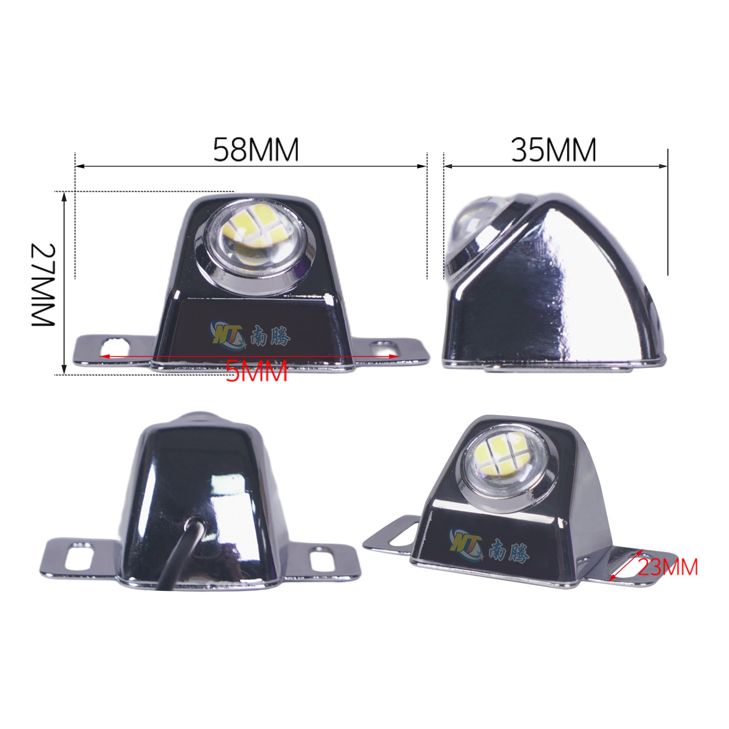 lámpara de marcha atrás del automóvil modificada led lámpara auxiliar superbrillante lámpara de automóvil exterior agregada de automóvil general camión general