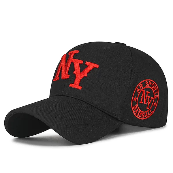 Spring and Autumn Classic Sports Embroidered Letter Sunshade Baseball Cap Unisex Trendy Summer Cap