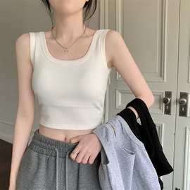 辣妹吊带背心女夏季新款内搭修身打底小背心女短款无袖上衣
