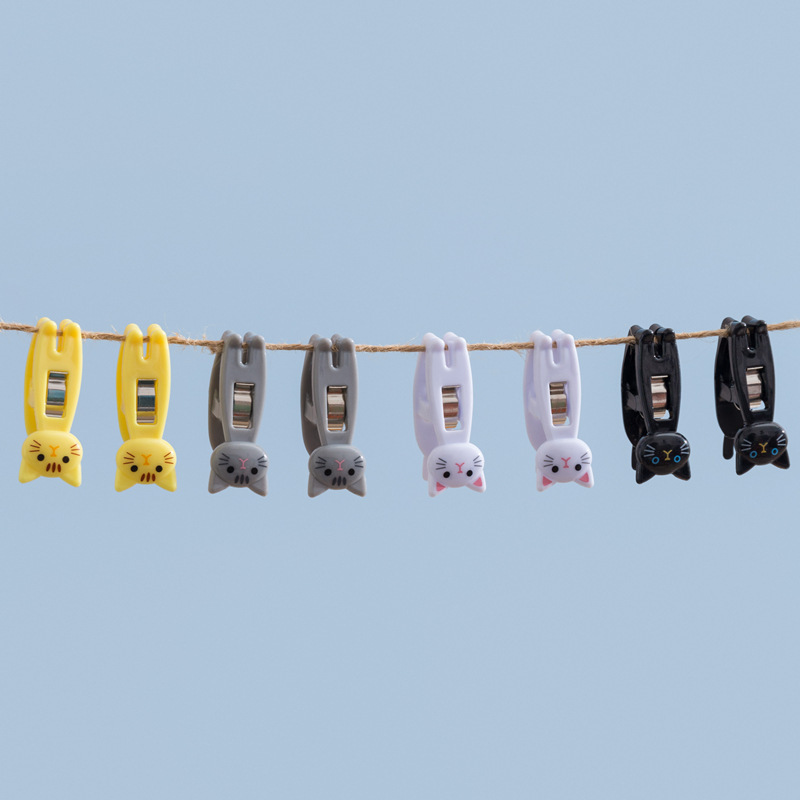 Directly from the Manufacturer: Cat-Shaped Clips for Storage and Organization, Cute Japanese-Style Snack Sealing Clips, Storage Clips, Wholesale by the Whole Piece Directly from the Manufacturer: Cat-Shaped Clips for Storage and Organization, Cute Japanese-Style Snack Sealing Clips, Storage Clips, Wholesale by the Whole Piece