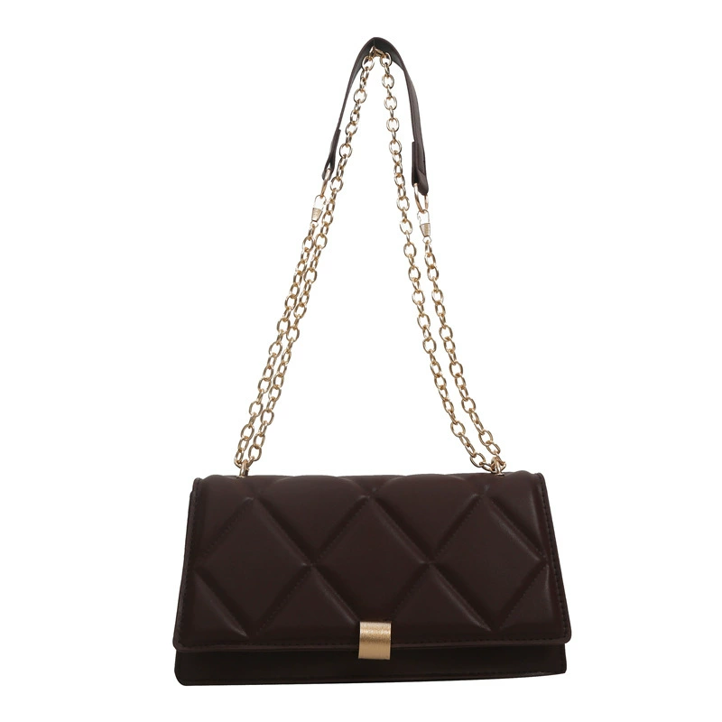 Underarm bag, shoulder bag with diamond pattern one shoulder, western style