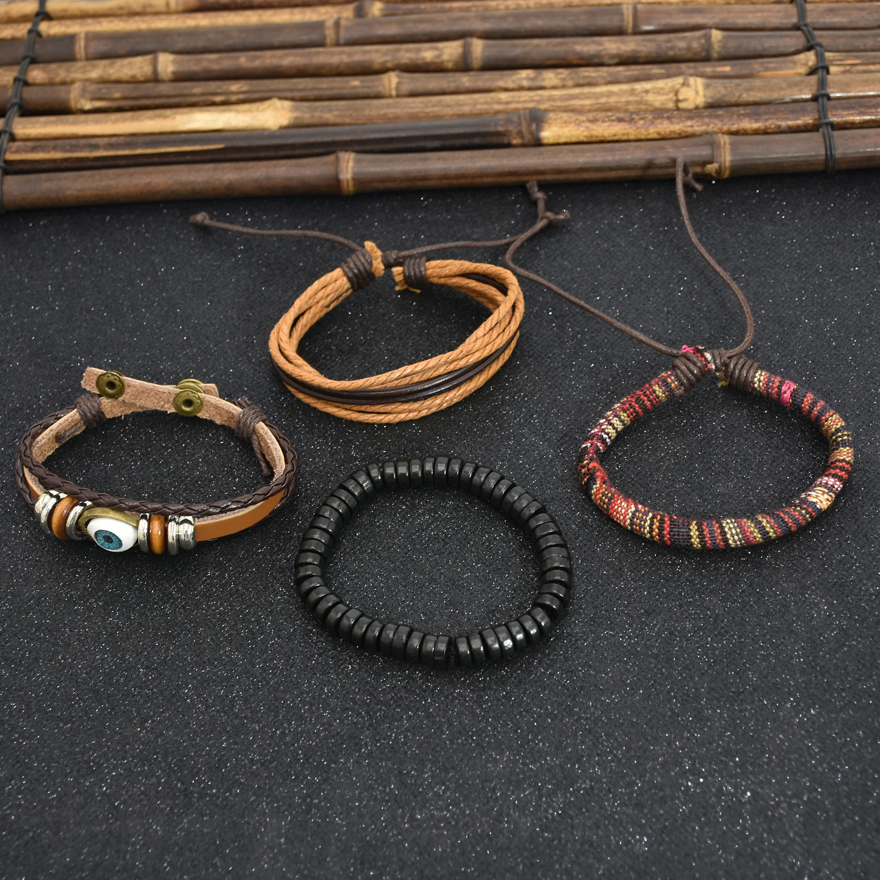 Fashion Geometric Alloy Unisex Bracelets 1 Set