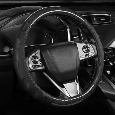 Steering wheel cover: Cover, Universal for All Seasons, Carbon