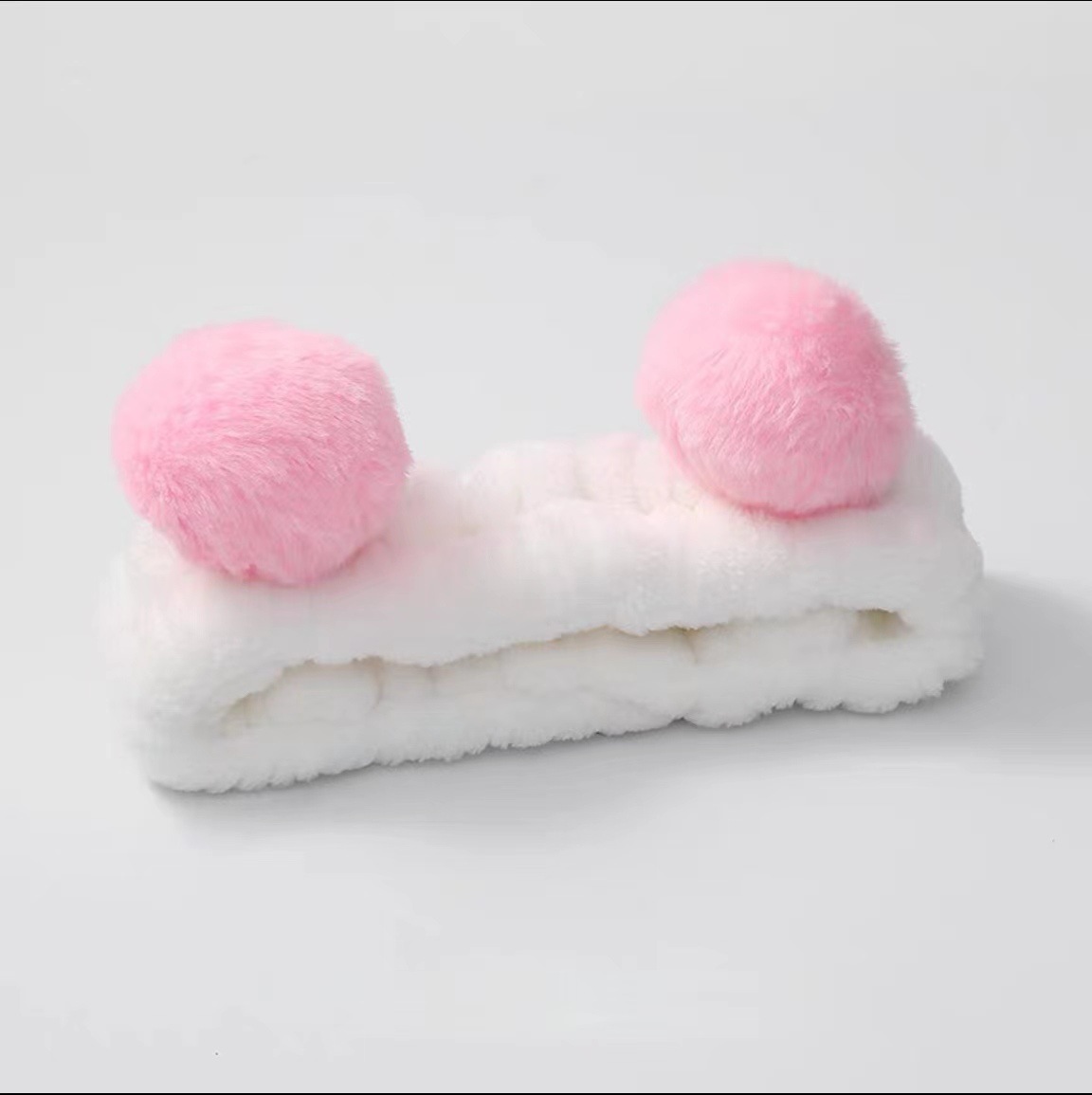 Lavado de la cara banda de pelo de moda femenina Coreana Red diadema roja estudiante dulce Linda máscara de maquillaje banda de pelo horquilla