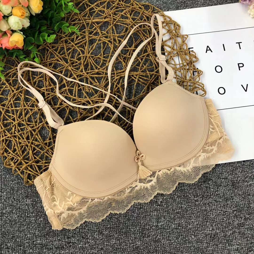 Filipino brillante sujetador ropa interior sin costuras medio grueso de alta calidad se reunieron multi-color multi-tamaño sujetador inalámbrico al por mayor