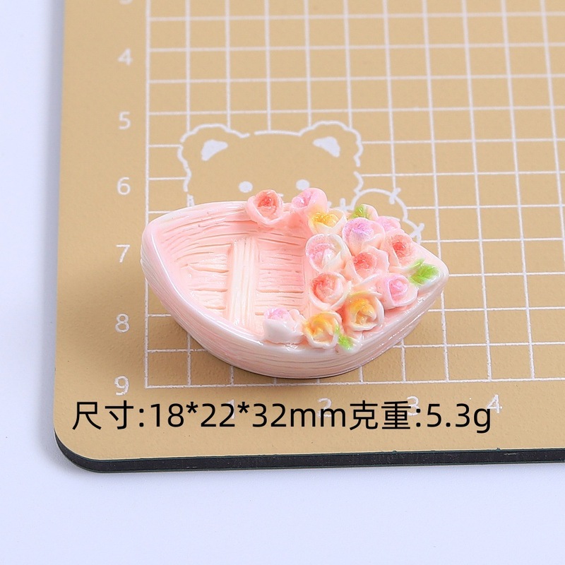 三次元クリエイティブフラワーボート漫画手作り diy クリーム接着剤樹脂小物アクセサリーホールシューズバックル材料パッケージ卸売|undefined