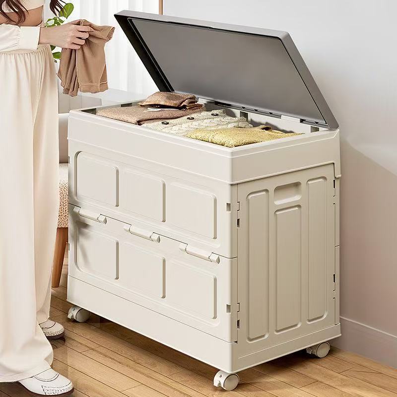 Storage Box Large Capacity Extra Large Clothes Storage Box Household Foldable Plastic Toy Quilt Special Storage Cabinet