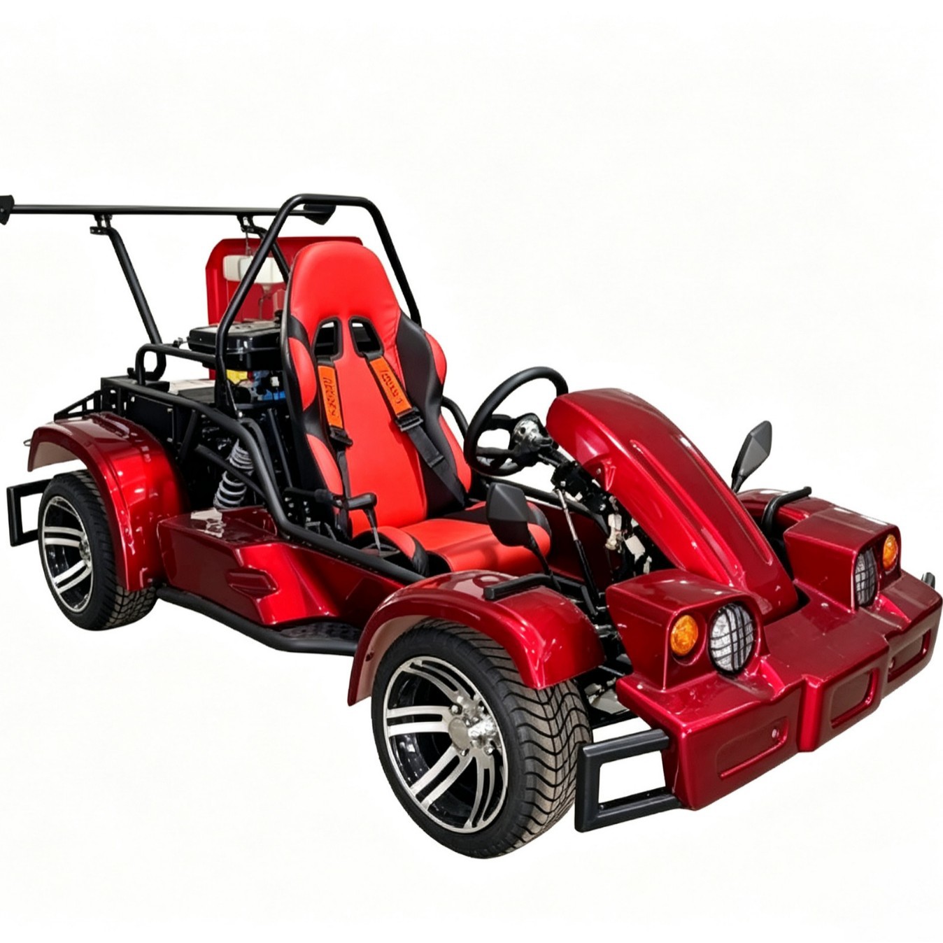 Kart Todoterreno UTV 200cc de Hierro y Plástico con Transmisión Automática para Pistas y Todo Terreno image 6