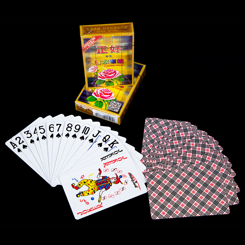 Zhengting Playing Card Manufacturer Full Carton 100 Decks Pack Genuine Scented Textured Playing Cards Leisure and Entertainment Club Poker Wholesale