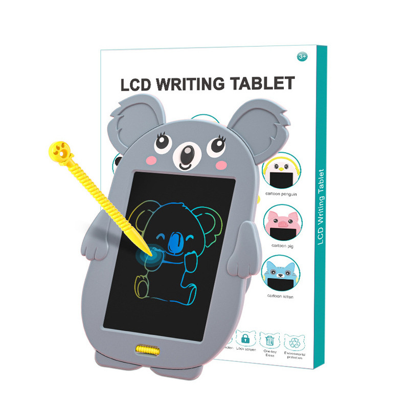 Tablero de escritura de dibujos animados LCD tablero de dibujo color bebé niños magnético dibujo tablero de dibujo tablero pizarra escritura