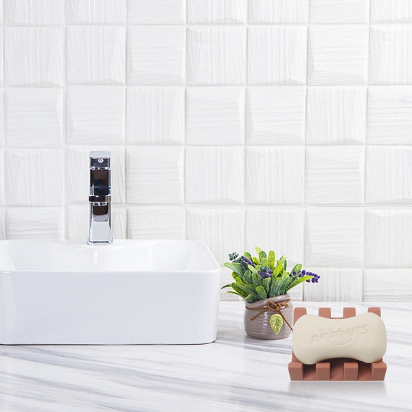 Silicone soap holder