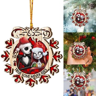 Cross-border Christmas Decorations Christmas Valentine's Day Couple Christmas Night Creative Pendant Home Decorations