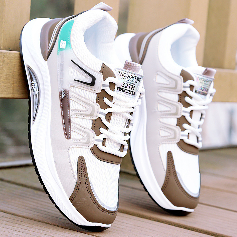 Zapatos de hombre, zapatos deportivos de otoño desodorantes y transpirables, zapatos de papá de todo fósforo, zapatos de red para estudiantes masculinos, zapatos para correr, zapatos casuales para hombres