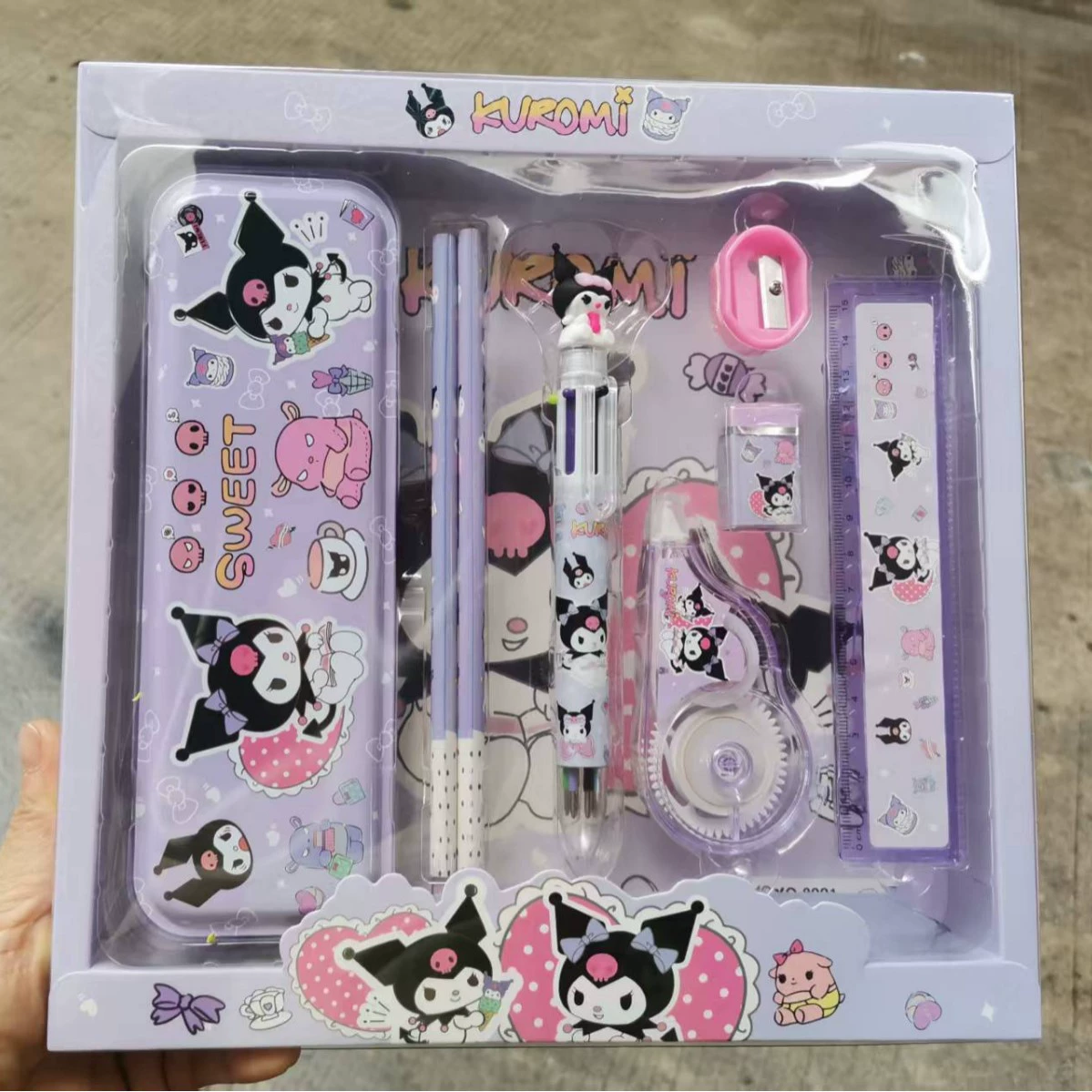 Подарок на День защиты детей для учащихся начальной школы, подарок на выпускной, школьные принадлежности, набор канцелярских товаров в подарочной коробке, подарок на день рождения в детском саду, животные