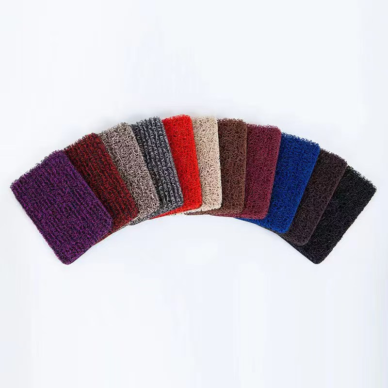 Freely cuttable, non-slip, wear-resistant, eco-friendly, comfortable floor mat, loop pile carpet, door mat, car floor mat