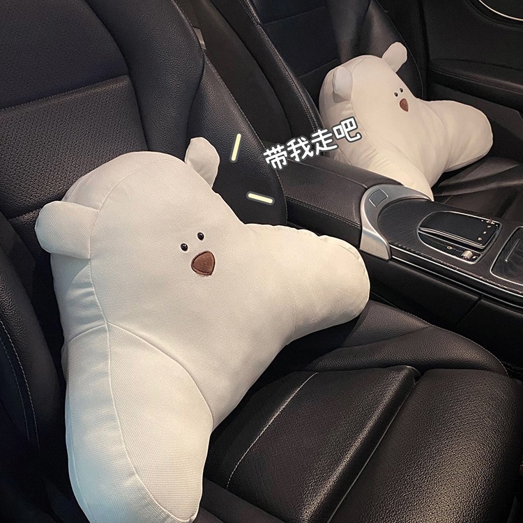 웨이 파이 코튼 허리 패드 귀여운 소녀 귀여운 자동차 허리 유니버설 사계절 소녀 자동차 사랑 소녀 백 케어 메모리 백레스트