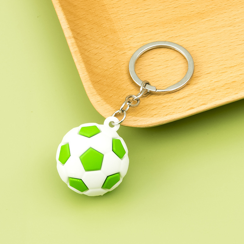 ミニサッカーのキーホルダーのペンダントをシミュレーションします。|undefined
