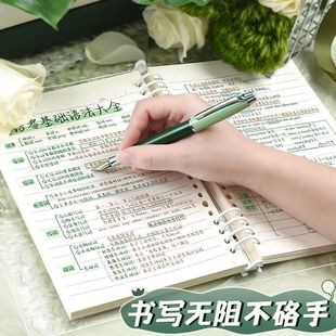 Transparent loose-leaf notebook B5 does not stop hand grid coil this grid Senior high school college students can X20