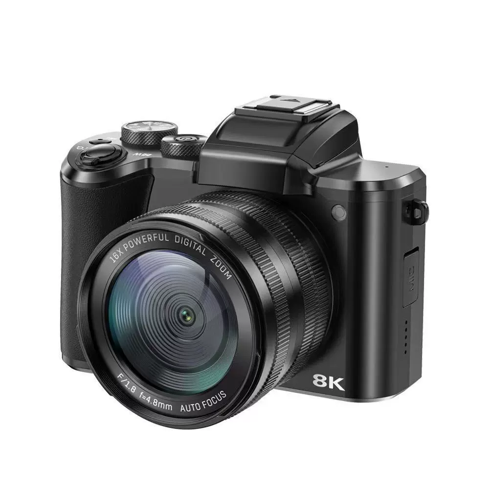 Камера 8K HD, оптический зум, передняя и задняя двойная камера, цифровой HD для путешествий студентов, можно делать селфи